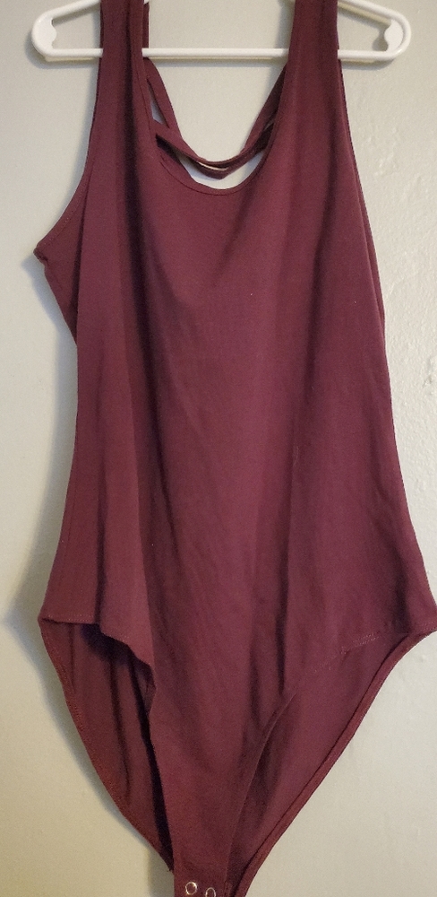 Plum bodysuit